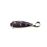 Zilveren hanger Tiffany stone gezet | druppel 2,9 x 1,4 cm