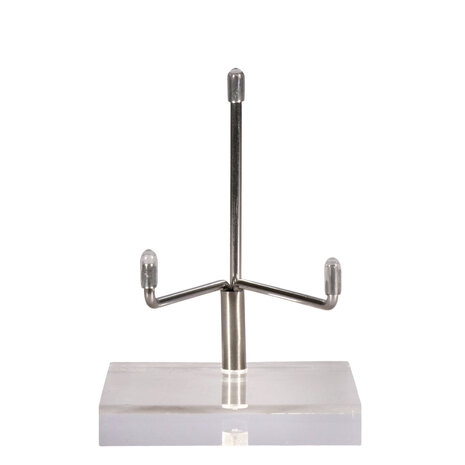 Verstelbare houder voor edelstenen 6 x 6 cm