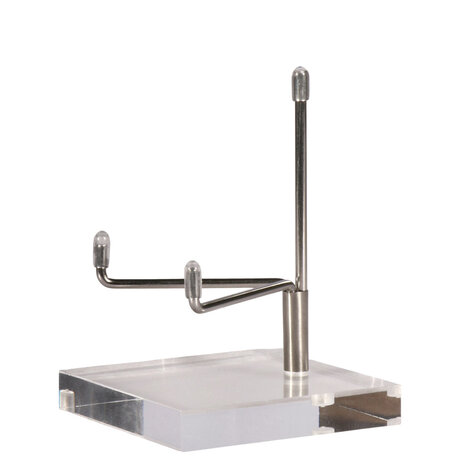 Verstelbare houder voor edelstenen 6 x 6 cm