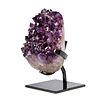 Amethist cluster op standaard 22,5 x 9,5 x 5 cm | 2901 gram