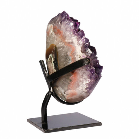 Amethist cluster op standaard 22,5 x 9,5 x 5 cm | 2901 gram