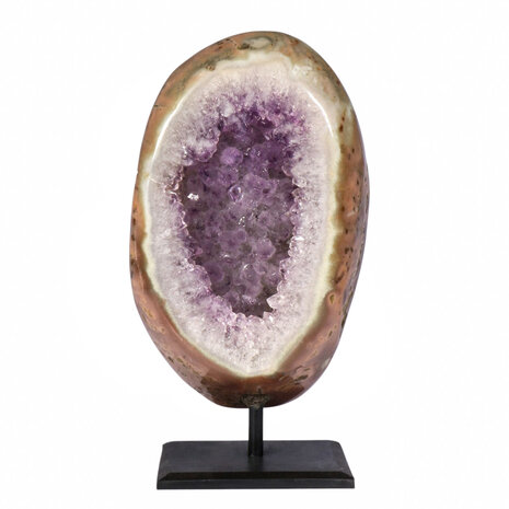 Amethist geode op standaard 20 x 12,5 x 6,5 cm | 3011 gram Amethist geode op standaard 20 x 12,5 x 6,5 cm | 3011 gram