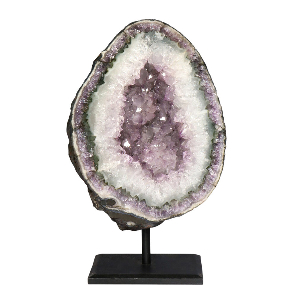 Amethist cluster op standaard 20 x 14 x 6 cm | 3935 gram