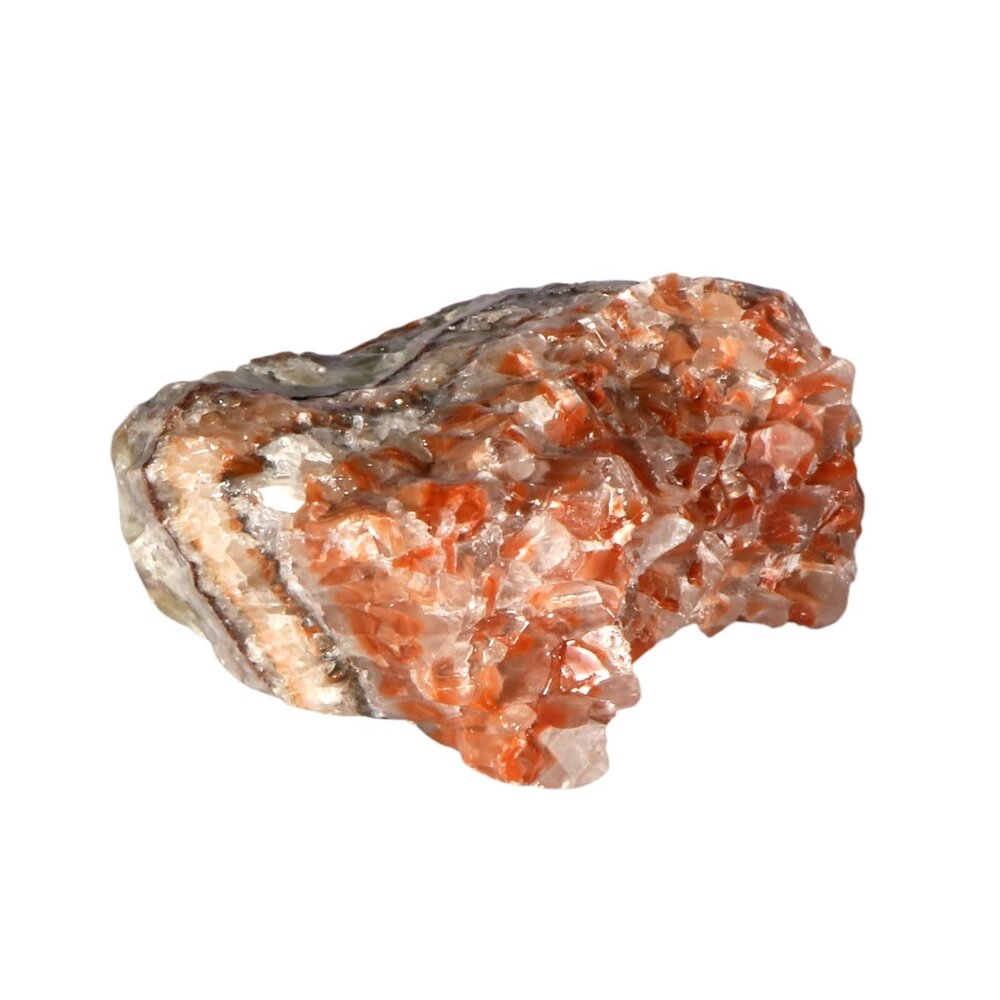Calciet (regenboog) ruw 12 x 10 x 6,5 cm | 990 gram