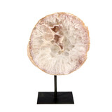 Agaat op standaard 13,5 x 13 x 4,1 cm | 1222 gram