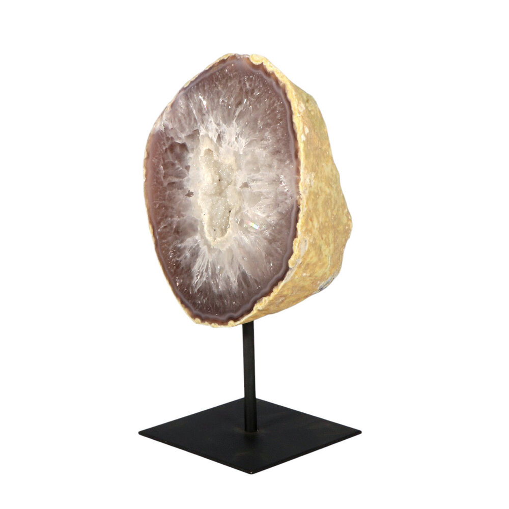 Agaat op standaard 13,5 x 12,2 x 7 cm | 1337 gram