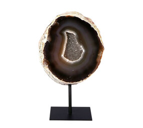 Agaat op standaard 13,5 x 11,5 x 5 cm | 1459 gram