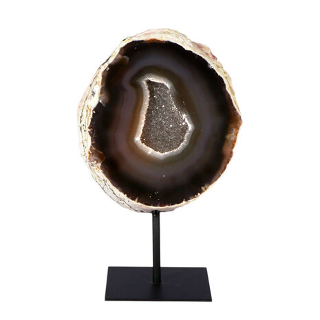 Agaat op standaard 13,5 x 11,5 x 5 cm | 1459 gram