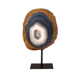 Agaat op standaard 13,8 x 12 x 5,4 cm | 1684 gram