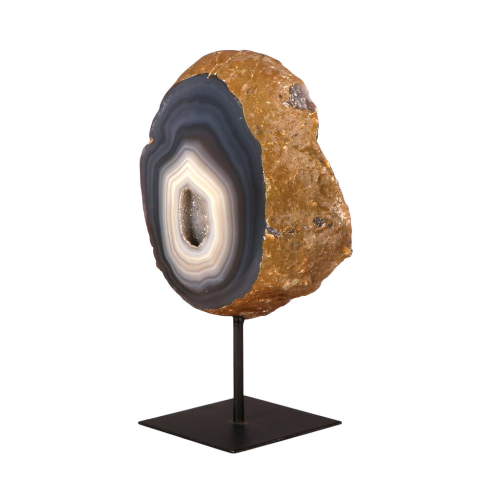 Agaat op standaard 13,8 x 12 x 5,4 cm | 1684 gram