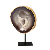 Agaat op standaard 15,3 x 14,1 x 4,5 cm | 1750 gram