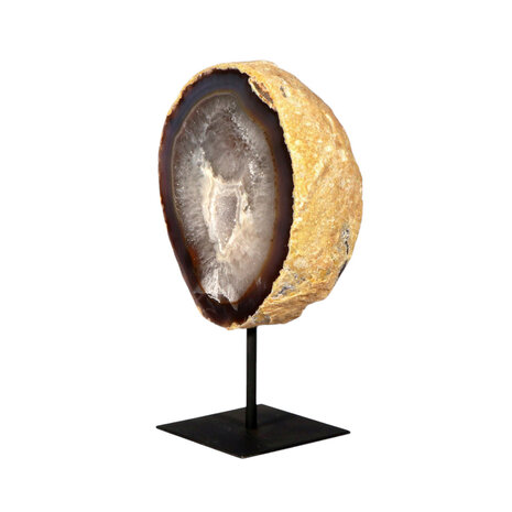 Agaat op standaard 15,3 x 14,1 x 4,5 cm | 1750 gram