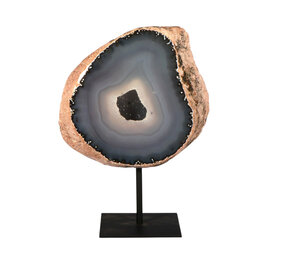 Agaat op standaard 15 x 13,6 x 6 cm | 1915 gram