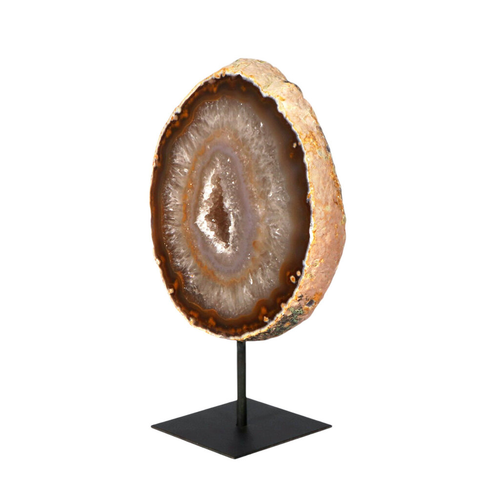 Agaat op standaard 16,5 x 14,6 x 5,5 cm | 2095 gram