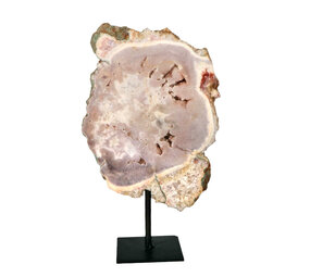 Amethist (roze) op standaard 22,5 x 16 x 4 cm | 1798 gram