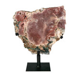 Amethist (roze) op standaard 25,5 x 22,5 x 3 cm | 2981 gram