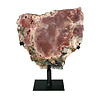 Amethist (roze) op standaard 25,5 x 22,5 x 3 cm | 2981 gram
