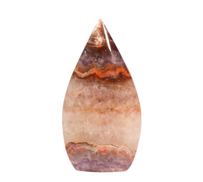 Amethist met kantagaat sculptuur vlam 9 - 11 cm Amethist met kantagaat sculptuur vlam 9 - 11 cm