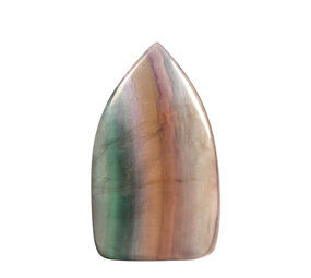 Fluoriet (multicolour) sculptuur A-kwaliteit 5 - 7 cm