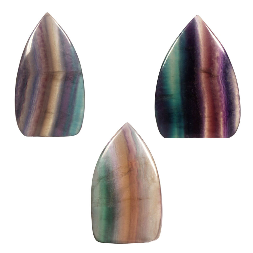 Fluoriet (multi) sculptuur vlam A-kwaliteit 5 - 7 cm Fluoriet (multi) sculptuur vlam A-kwaliteit 5 - 7 cm
