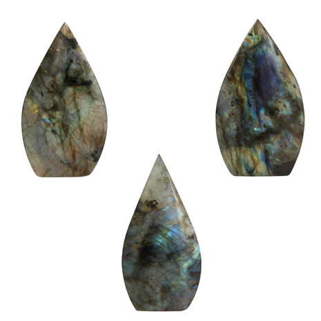 Labradoriet sculptuur A-kwaliteit 9 - 11 cm