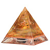 Orgonite piramide koper en unakiet 10,5 x 10,5 x 10,5 cm | 474 gram