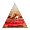 Orgonite piramide mookaiet 14,5 x 14,5 x 14,5 cm | 1341 gram