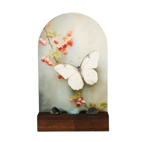 Altaartje "Hoogsensitiviteit" vlinder met edelstenen