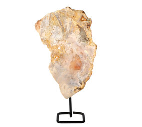 Amethist (roze) op standaard 12,5 x 10,4 x 9,5 cm | 1300 gram