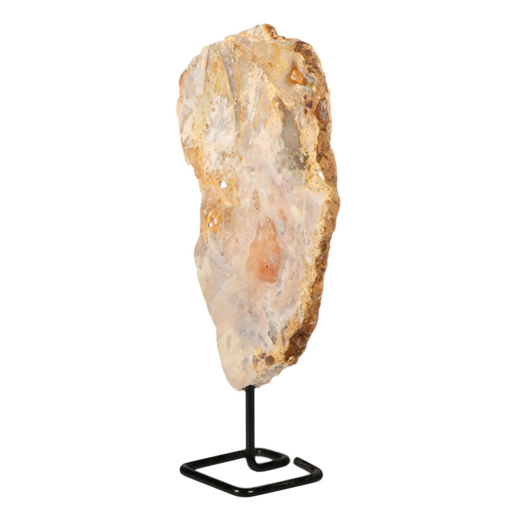 Amethist (roze) op standaard 12,5 x 10,4 x 9,5 cm | 1300 gram