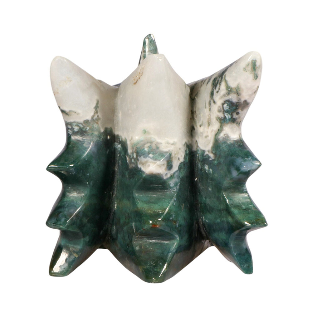 Mosagaat draken schedel 22 x 12 x 9,5 cm | 4587 gram