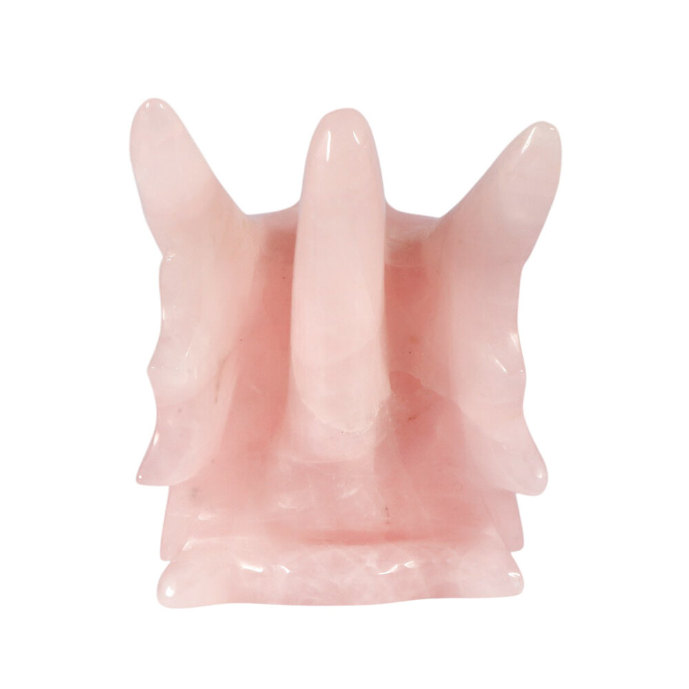 Rozenkwarts draken schedel 22 x 12 x 9,5 cm | 2421 gram