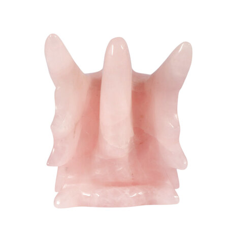 Rozenkwarts draken schedel 22 x 12 x 9,5 cm | 2421 gram