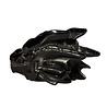 Obsidiaan (zwart) draken schedel 10 x 4,3 x 6 cm