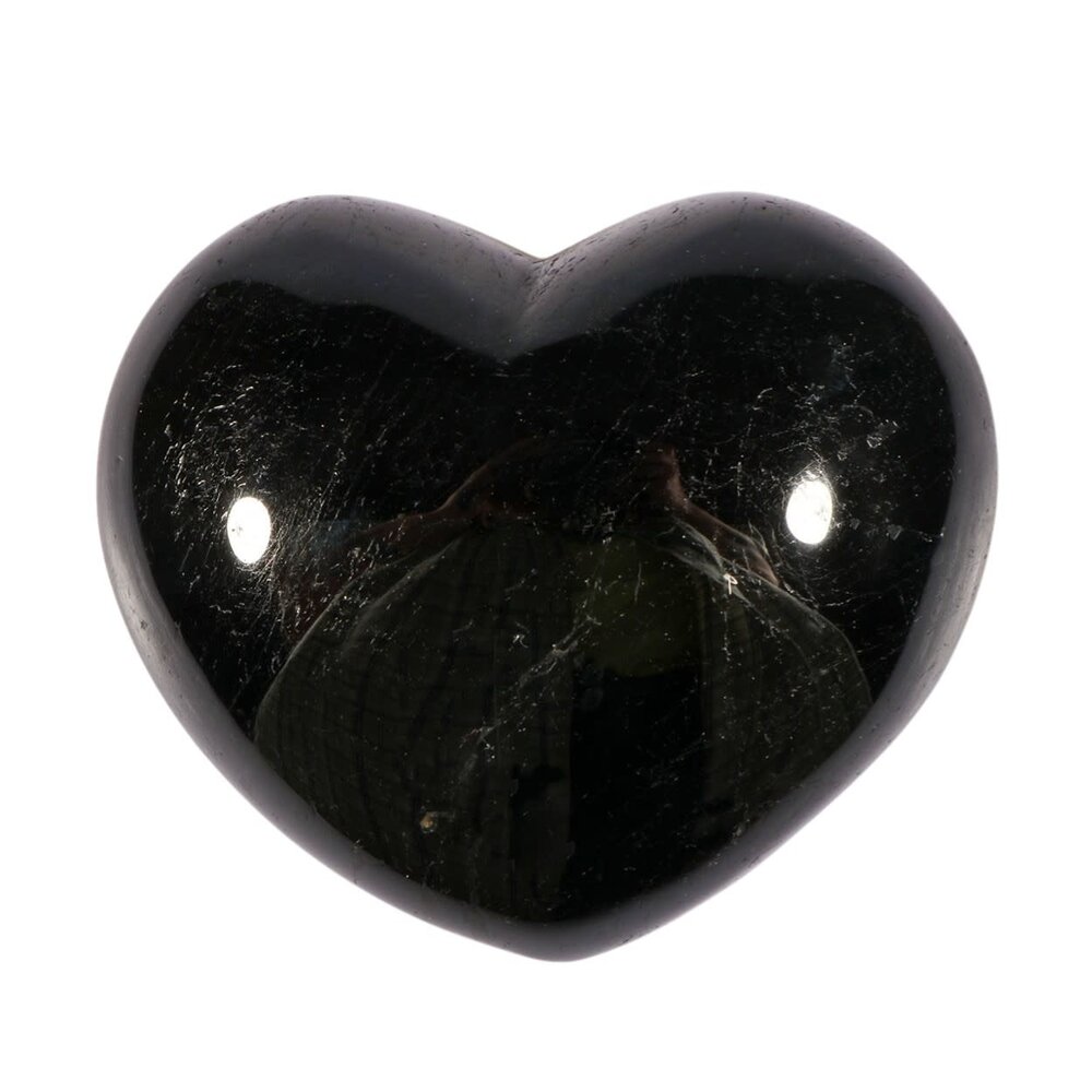 Toermalijn (zwart) edelsteen hart 7,3 - 8 cm Toermalijn (zwart) edelsteen hart 7,3 - 8 cm