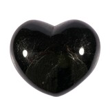 Toermalijn (zwart) edelsteen hart 7,3 - 8 cm