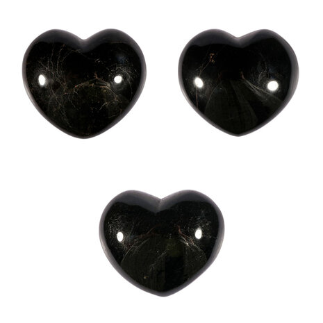 Toermalijn (zwart) edelsteen hart 7,3 - 8 cm Toermalijn (zwart) edelsteen hart 7,3 - 8 cm