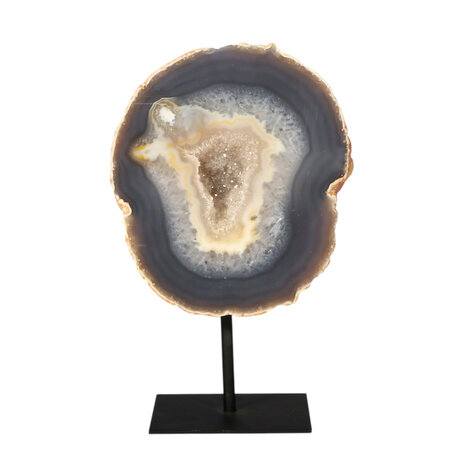 Agaat op standaard 13,6 x 12,3 x 7 cm | 1254 gram Agaat op standaard 13,6 x 12,3 x 7 cm | 1254 gram