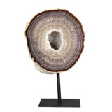 Agaat op standaard 12,3 x 11,4 x 5,4 cm | 1622 gram