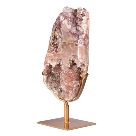 Amethist (roze) A-kwaliteit op standaard 27,5 x 16,5 x 4,5 cm | 5 kg