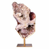 Amethist (roze) A-kwaliteit op standaard 36,6 x 24 x 8 cm | 8,1 kg