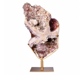 Amethist (roze) A-kwaliteit op standaard 36,6 x 24 x 8 cm | 8,1 kg