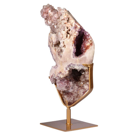 Amethist (roze) A-kwaliteit op standaard 36,6 x 24 x 8 cm | 8,1 kg