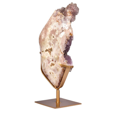 Amethist (roze) A-kwaliteit op standaard 36,6 x 24 x 8 cm | 8,1 kg