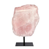 Rozenkwarts ruw op standaard 14 x 13 x 11 cm | 2838 gram