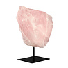 Rozenkwarts ruw op standaard 14 x 13 x 11 cm | 2838 gram