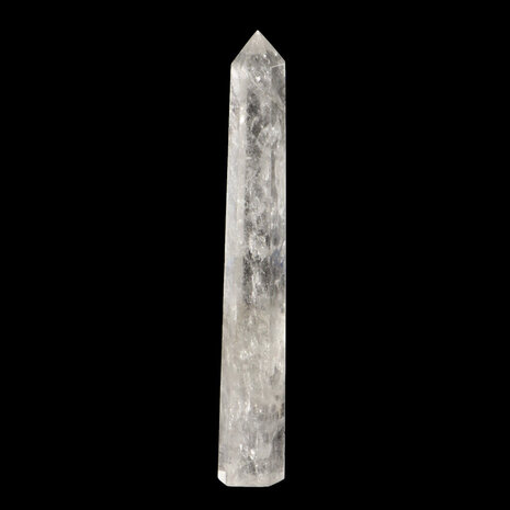 Bergkristal punt geslepen 25 x 3,5 x 3,5 cm | 472 gram Bergkristal punt geslepen 25 x 3,5 x 3,5 cm | 472 gram