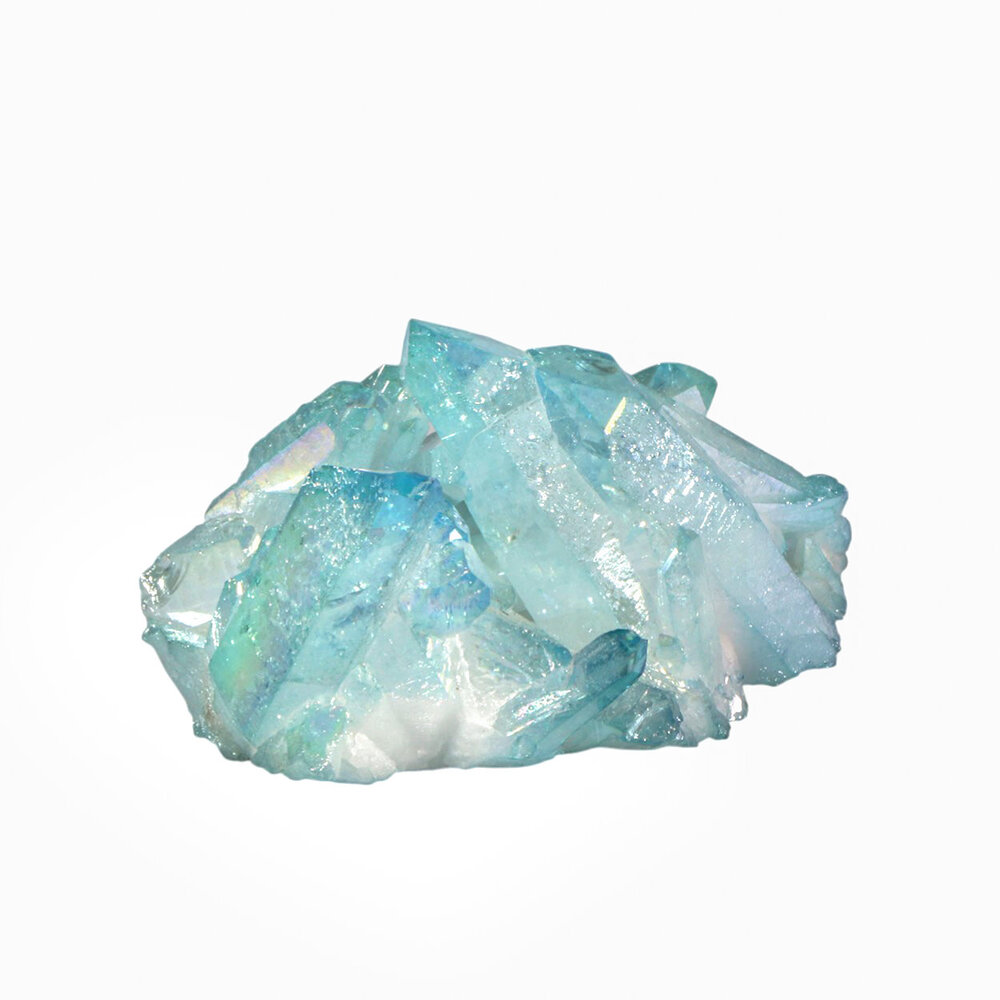 Aqua aura cluster 6,2 x 4,6 x 3,7 cm | 79 gram Aqua aura cluster 6,2 x 4,6 x 3,7 cm | 79 gram