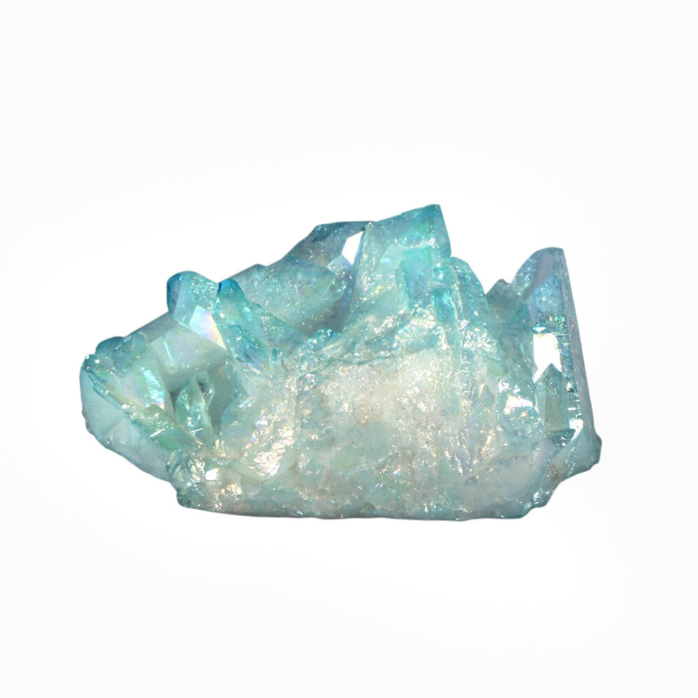 Aqua aura cluster 6,2 x 4,6 x 3,7 cm | 79 gram Aqua aura cluster 6,2 x 4,6 x 3,7 cm | 79 gram