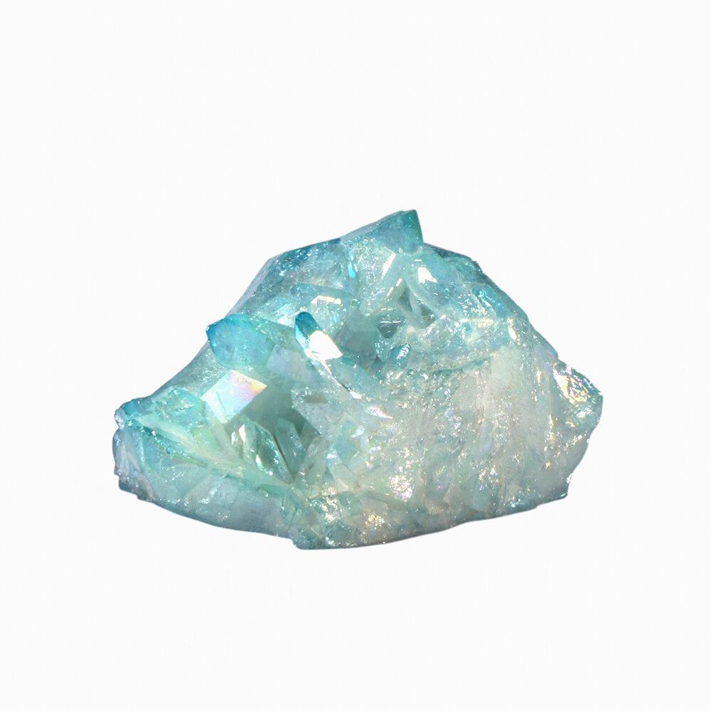 Aqua aura cluster 6,2 x 4,6 x 3,7 cm | 79 gram Aqua aura cluster 6,2 x 4,6 x 3,7 cm | 79 gram